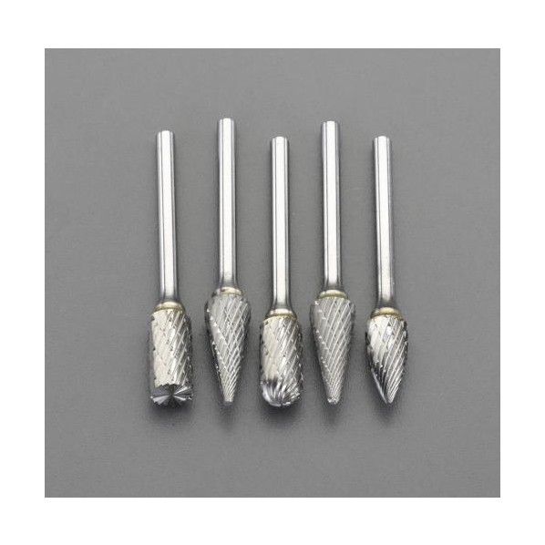 エスコ(esco) 5本組/3mm軸 超硬バーセット EA819CX-3【2506DFD_3】｜DIY FACTORY ONLINE SHOP 12,307円