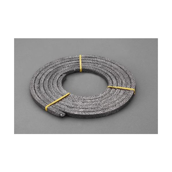 エスコ(esco) 高温蒸気バルブ用グランドパッキン 10mm×3m EA351BM-10