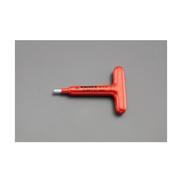エスコ(esco) 8.0mm 六角棒レンチ/T型絶縁 六角レンチ EA640LL-8 1個【2506DFD_3】 6,305円