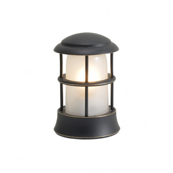 ゴーリキアイランド マリンランプ BH1010MINI BK FR LE 底部直径88×高さ133mm 黒色 750116(264-75116) 1個