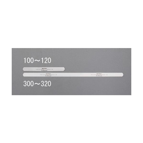 エスコ 0.04x305mm スチールフィラーゲージ(12枚) EA725RB-300B 12枚【2506DFD_3】