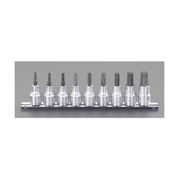 エスコ(esco) [TORX]ビットソケット 1/2inDR/T20-T60 EA618CW 1仕掛ける【2506DFD_3】
