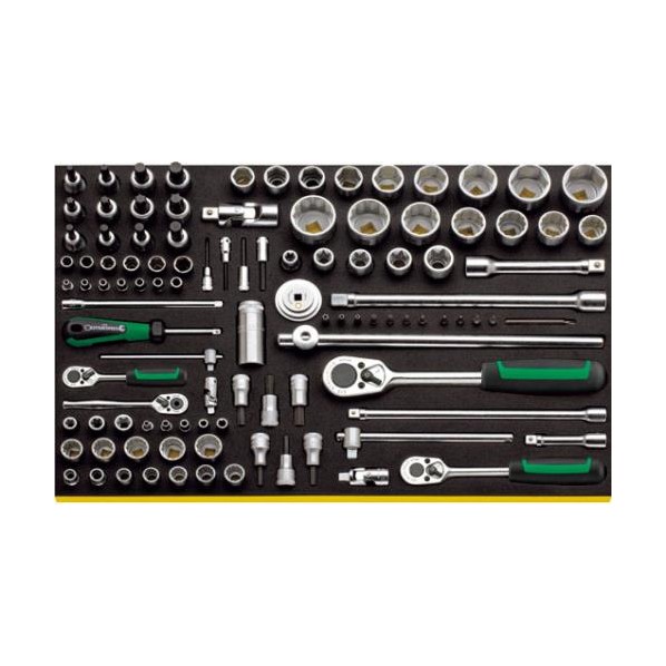 エスコ ソケットレンチセット 1/4inDR･3/8inDR･1/2inDR EA612TF-5 1個【2506DFD_3】
