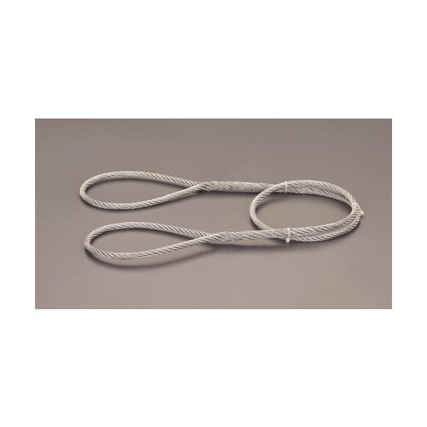 エスコ(esco) 12mmx1.0m 玉掛ワイヤースリング(JIS) EA981WA-31 1本