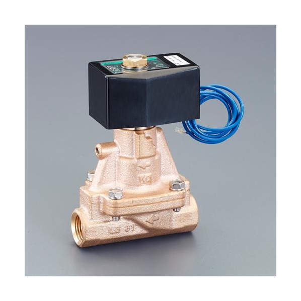エスコ(esco) AC100V･Rc1/4インチ 2方向電磁弁(パイロット式) EA153HB-31 1個【2506DFD_3】