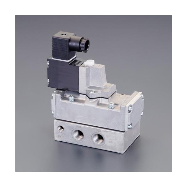 エスコ(esco) AC200V･Rc1/4in 5道のり電磁弁(磁場5.0C) EA153HL-32 1個【2506DFD_3】