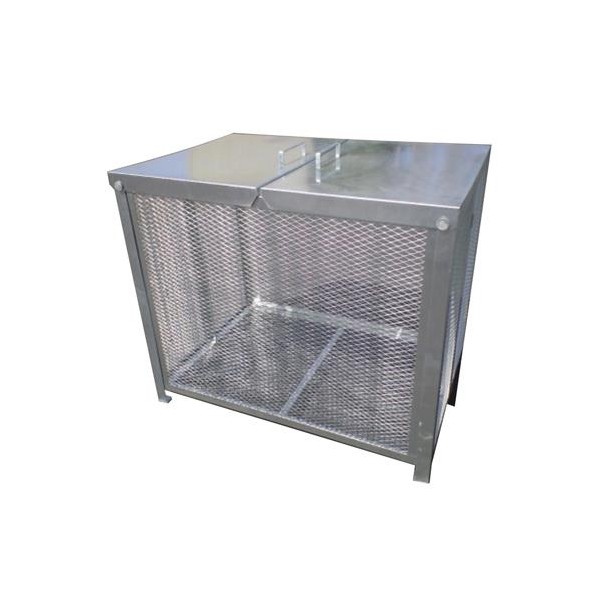 エスコ(esco) 砂ぼこりボックス席(ステンレス鋼製) 900×610×770粍/372L EA995AA-531 1台【2506DFD_3】