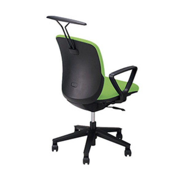 ※法人専用品※ナイキ 事務用チェア グリーン 固定肘付 ハンガー付 VE511FH-GR 1点｜DIY FACTORY ONLINE SHOP