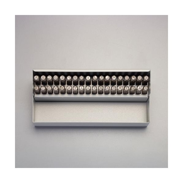 エスコ 1.6mm[英字･数字]刻印セット EA591HT-1【2506DFD_3】｜DIY FACTORY ONLINE SHOP
