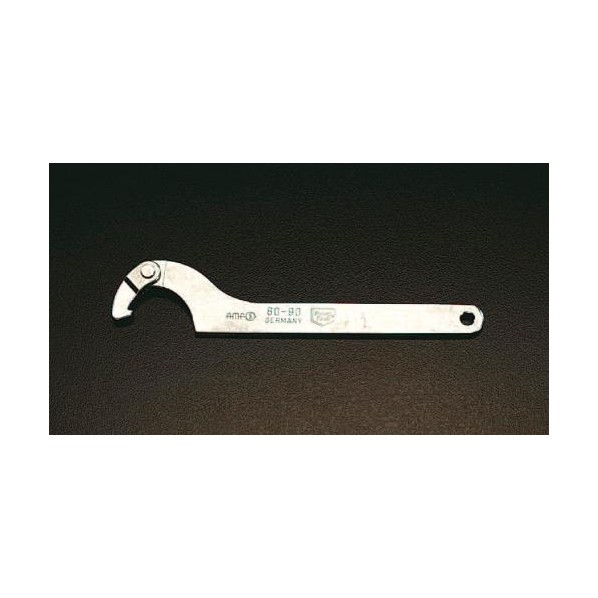 エスコ ［ステンレス製］自在フックレンチ 90-155mm EA613XE-4 1個【2506DFD_3】｜DIY FACTORY ONLINE SHOP