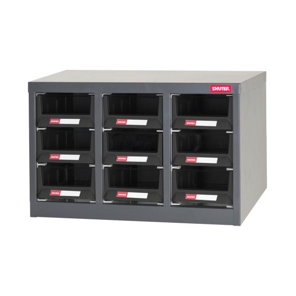 エスコ 3列3段一部分収納家具(ESD) 533×265×310粍 EA957FA-1【2506DFD_3】 工具箱-収納・保管用品-花・ガーデン・DIY