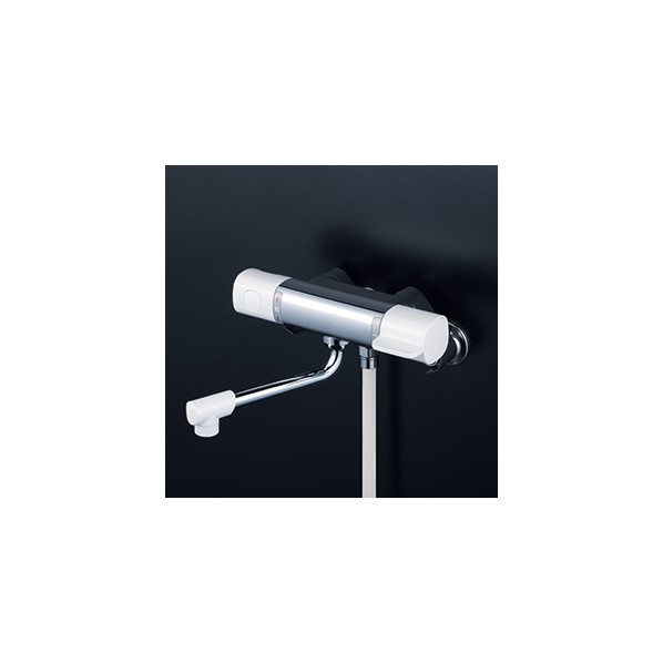 KVK サーモスタット式シャワー ワンストップシャワー付240mmパイプ付 寒冷地対応 FTB100KWPFR2 1個|DIY FACTORY ONLINE SHOP