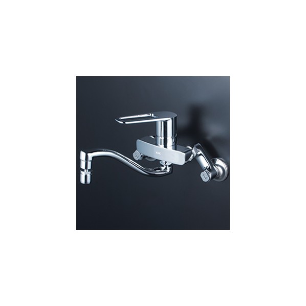 KVK シングルレバー式混合栓 首振り泡沫器付 MSK110KRHUT 1個