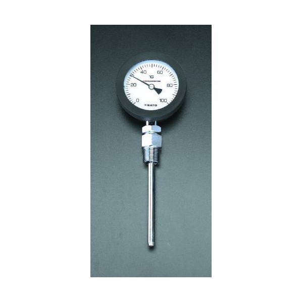 エスコ バイメタル式温度計 0～150℃/50mm EA727AA-11 1【2506DFD_3】