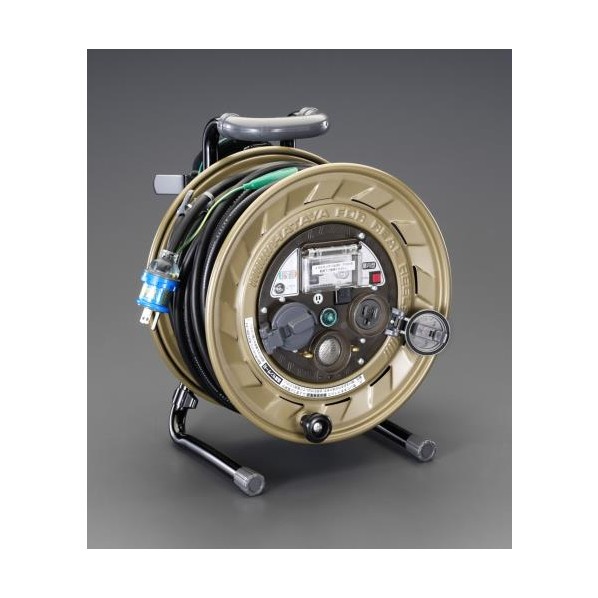 ※法人専用品※エスコ 漏電遮断器付メタルセンサーリール 30m EA815MS-30【2506DFD_3】