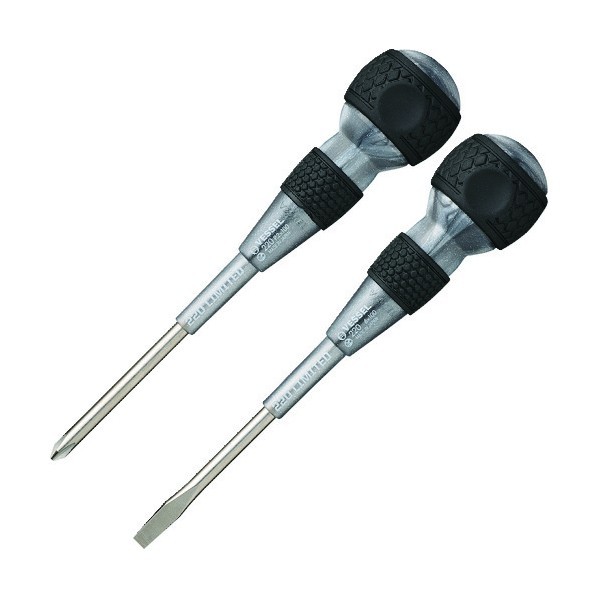 ベッセル 安全貫通ボールグリップドライバー リミテッド ゴールド +2&times;100mm 250L2PSGO 2本&times;30パック｜DIY FACTORY ONLINE SHOP