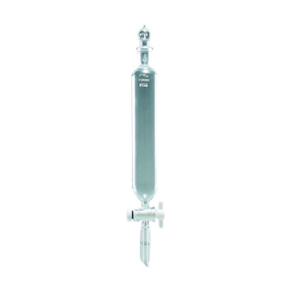 東京硝子器械 透明円筒分液ロートTFコック球栓200mL19-19 000-15-66-15 1点