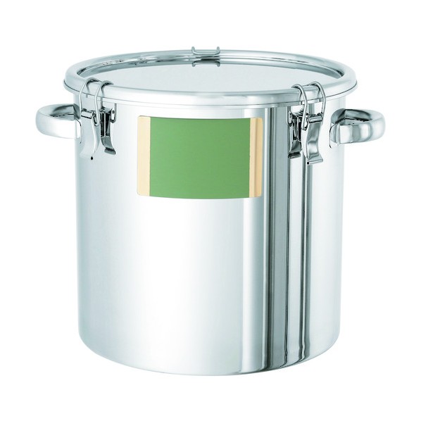 日東 日東 シール座付ステンレス密閉容器(クリップ式/PTFE) 10L CTH-LZ-PTFE-24 1個