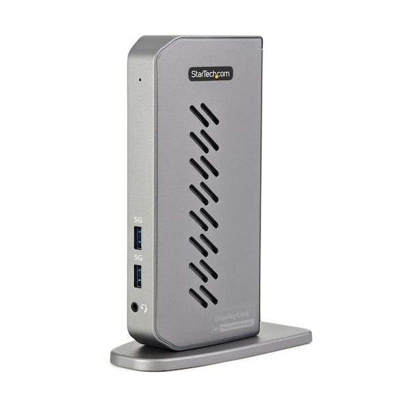 STARTEC.COM社 ドック/USB-A\u0026C/2画面/4K60サイクル HDMI DP/6x USB/ローカルエリアネットワーク/AUX/縦型 DK30A2DHU   1個 パソコン・周辺機器-PCアクセサリー
