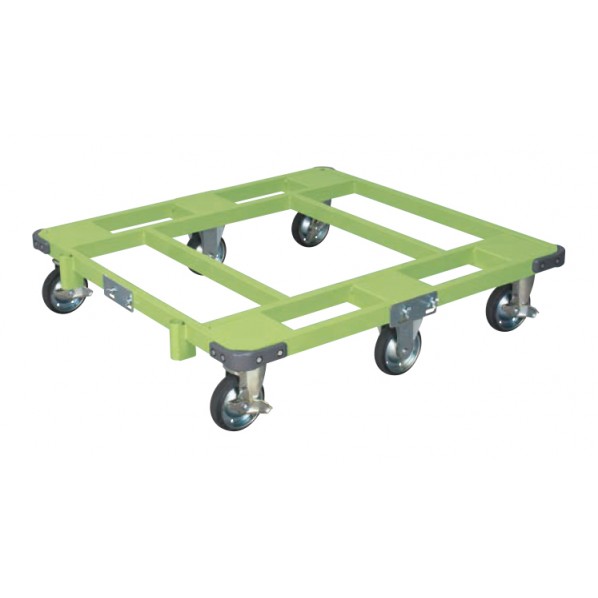 サカエ自在移動回転台車(取手ナシ)カラー:グリーンRSP-4G｜DIY FACTORY ONLINE SHOP