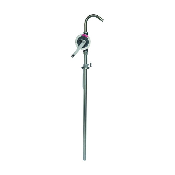 アクアシステム 溶解剤・医薬品用手廻し膜鳴楽器揚水機 (ステンレス鋼・脂) HRP-253