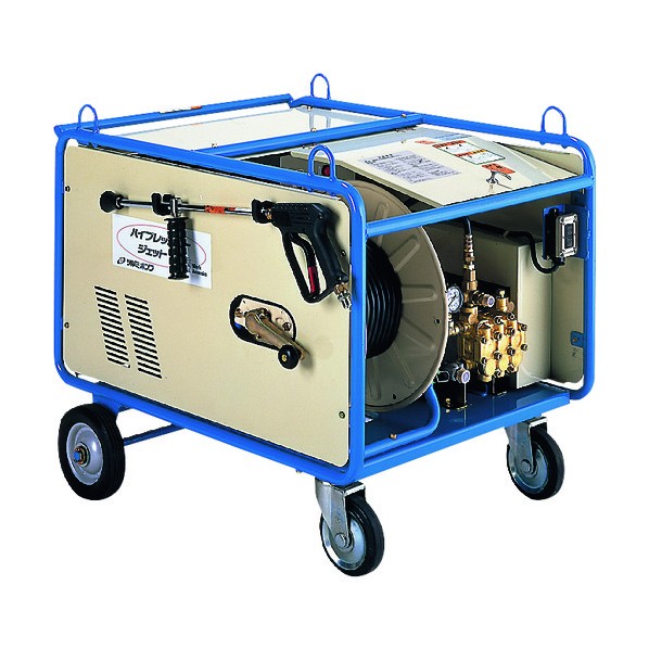 鶴見製作所 高圧洗浄機 モータ駆動式(ベーシックタイプ) 45.2L/min 7.8MPa HPJ-1080-3 50HZ 1点
