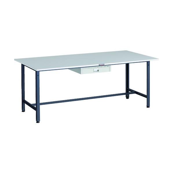 ※法人専用品※トラスコ RAE型軽量作業台 薄型1段引出シ付 1800&times;900 DG色 RAE-1809UDC1 DG 1点｜DIY FACTORY ONLINE SHOP