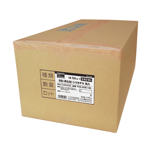 トラスコ シリカゲル 10g 1000個入 調湿(吸排湿):再生型 B型 80mmX70mm TSG-10B-18L 1点