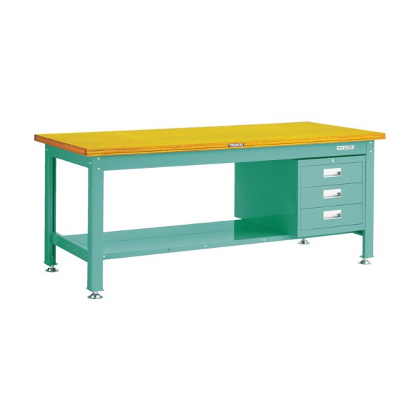※法人専用品※トラスコ DW型作業台 1800X750XH740 3段引出付 DW-1800D3 1｜DIY FACTORY ONLINE SHOP
