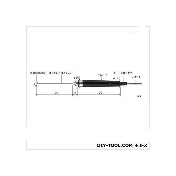安立計器 半固形物・液体一般用温度センサ BS-21E-010-TC1-ASP 1個｜DIY FACTORY ONLINE SHOP