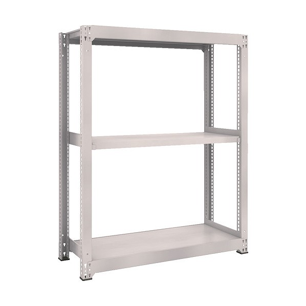 トラスコ M3型中量棚 H1500 ネオグレ NG M3-56123 NG 1台｜DIY FACTORY ONLINE SHOP