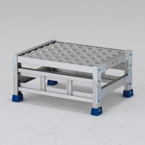 ※法人専用品※アルインコ 作業台(天板縞板タイプ)1段 632 x 465 x 125 mm CSBC125S 1点