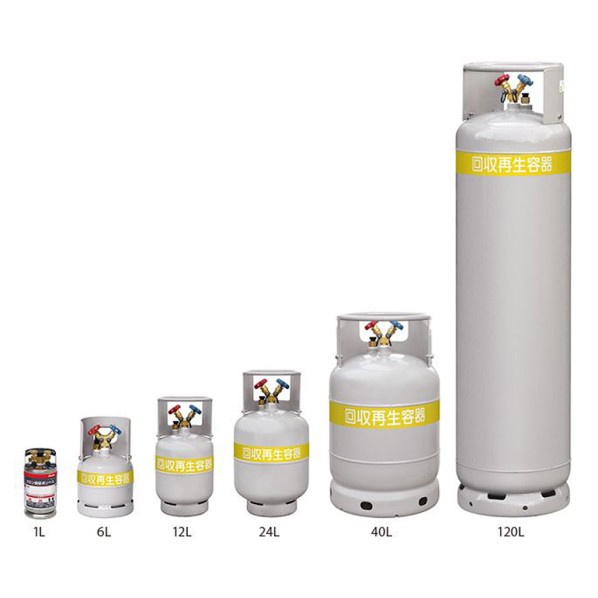 ※法人専用品※アサダ フロン回収ボンベ フロートセンサー付 40L 3/8 40L TF131 1