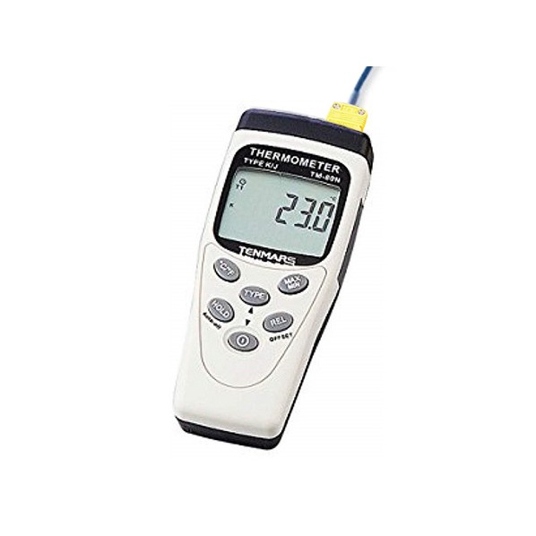 アズワン デジタル温度計 1ch 特急校正証明書付 TM-80N 1-3429-01-23 1点