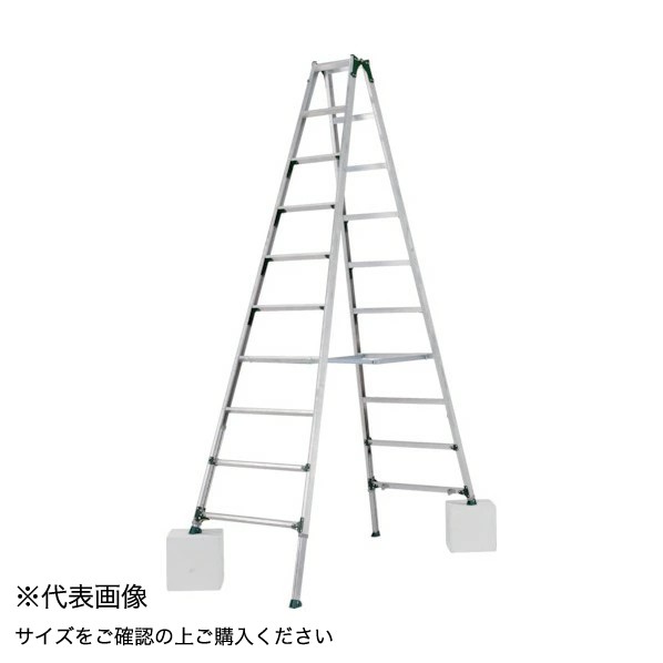 ※法人専用品※アルインコ 伸縮脚付き添い人専用脚立(踏ざん幅60粍･各脚441粍伸縮) PRT300FX 1台
