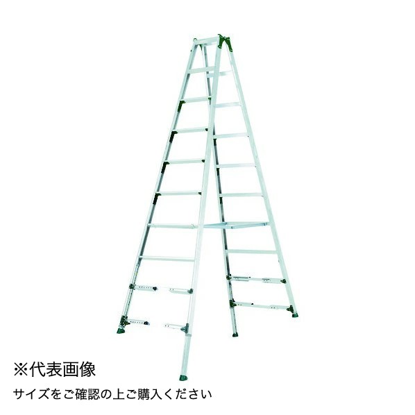 ※法人専用品※アルインコ 伸縮脚付き添い人専用脚立(踏ざん幅60粍･各脚441粍伸縮) PRT240FX 1台