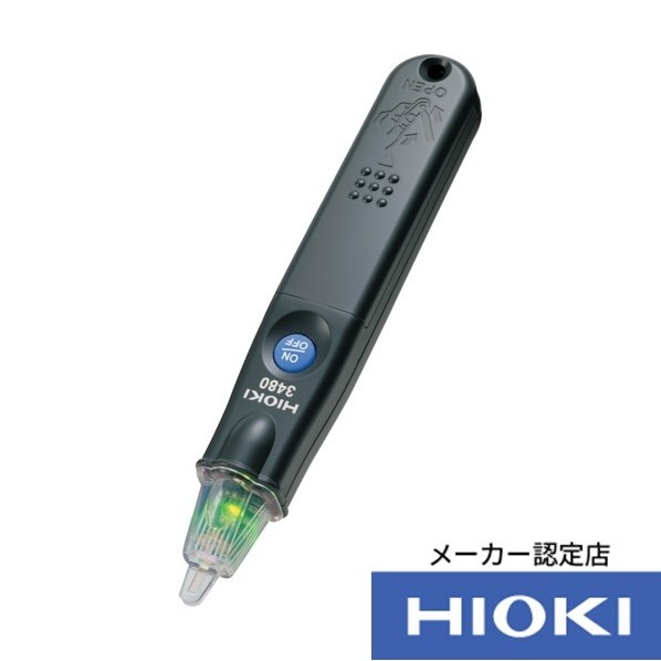 日置電機 HIOKI 検電器 3480 書類3点付 230×80×22MM 3480SYORUI3TENTUKI 1個