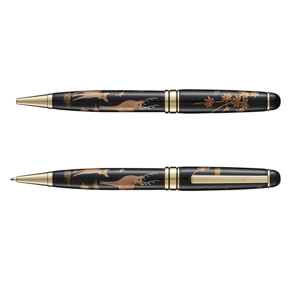 セキセイ 輪島塗 蒔絵 雅風 ボールペン 鹿 AX-8808-00 1点