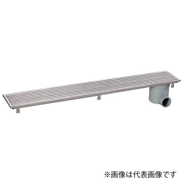 排水ユニット SUSグレーチング 浅型 非防水横引き ノンスリップタイプ 1800mm 144×1796×20mm HSAY-15L1800-D 1台