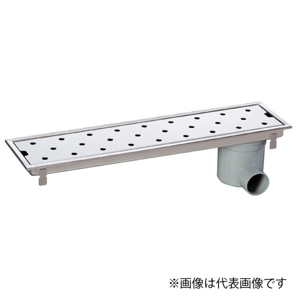水抜き単一のもの SUSパンチング 非雨合羽横引っ張ること 450粍 150角用 144×444×20粍 HSUY-15L450 1台
