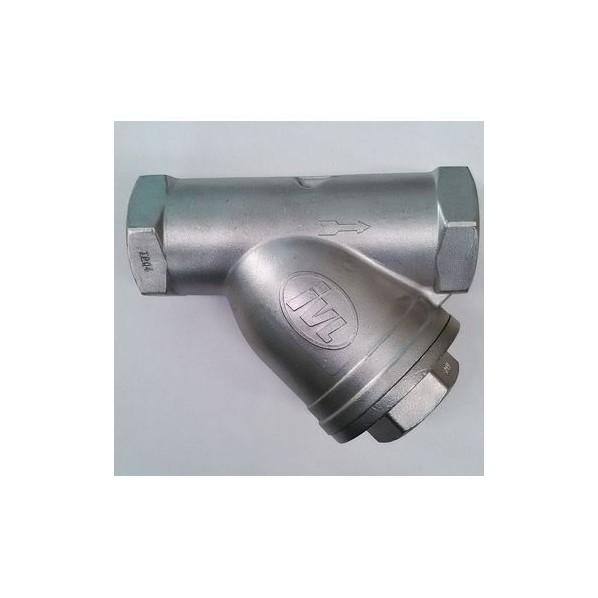 IVALUE SYST-M40 ステンレス鋼製 ねじ込み式 Y形ストレイナー 【40メッシュ】 50A IVL-SYST-M40 1点