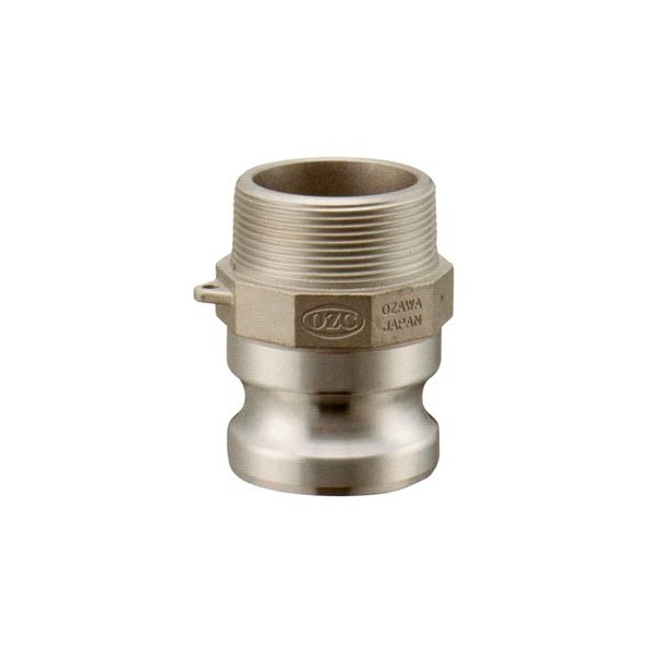 小澤物産 OZ-F 軽銀 雄ネシﾞ型アタﾞフﾟター 100A OZ-F-AL 1点