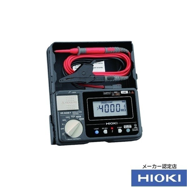 日置電機 HIOKI 5レンジ絶縁抵抗計 IR4051-10 成績表・トレサ付 178×163×56MM IR4051-10SEISEKI-TRACETUKI 1個