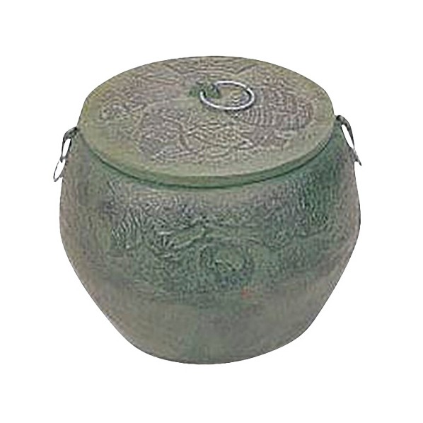 東伸売りわたす 鉄鋳込み 火消し役壺 特大 QHK28004 1個