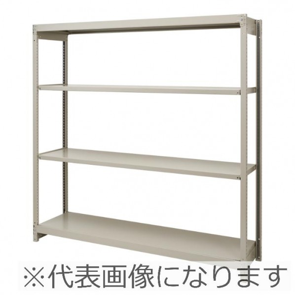 軽量ラック/段ボルトレス 総耐荷重750kg 1500X1200X450mm アイボリー 1FH-5445-5IV 1セット