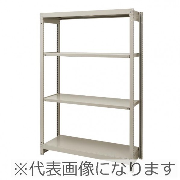 軽量ラック/段ボルトレス 総耐荷重750kg 1800X1200X450mm アイボリー 1FH-6445-5IV 1セット