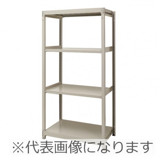 中軽量ラック 総耐荷重1000kg 1800X900X600mm グレー 2LS-6360-5GY 1セット