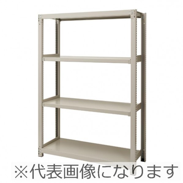 中量ラック 総耐荷重2000kg 1800X1200X450mm グレー 3MS-6445-5GY 1セット