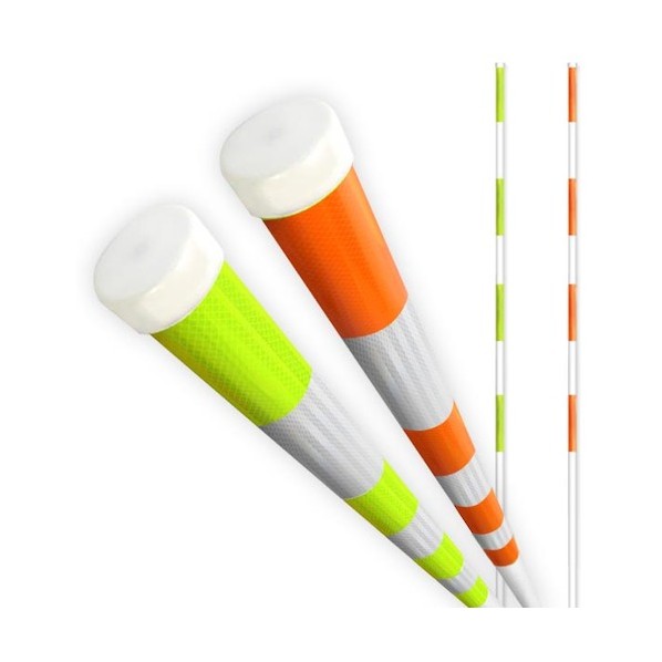 グリーンクロス PXスノーポール N40-2PX 7段反射 イエロー 6300036556 5本