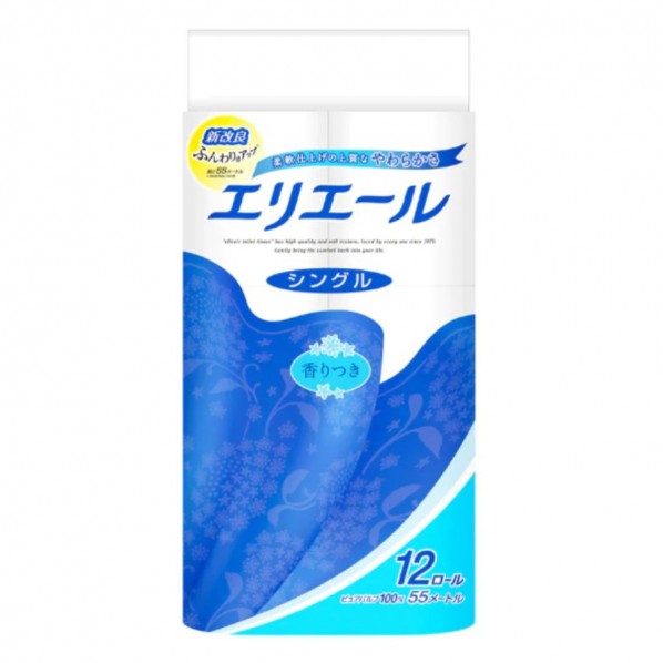 エリエールビジネスサポート Eトイレットティシュー1P12R18 823245 72巻